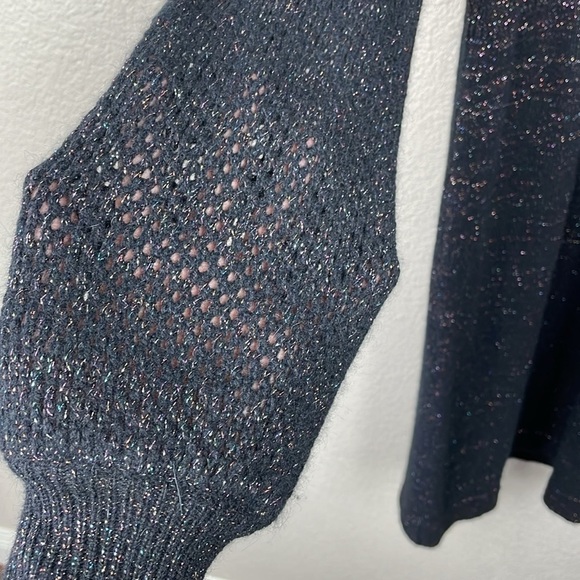 Marc by Marc Jacobs Sparkle Knit Sweater Dress Cut Out Back Wool Angora Sz S - Picture 5 of 14